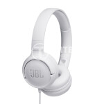 JBL TUNE 500 - Auriculares con diadema con micro - en oreja - cableado - conector de 3,5 mm - blanco - Imagen 2
