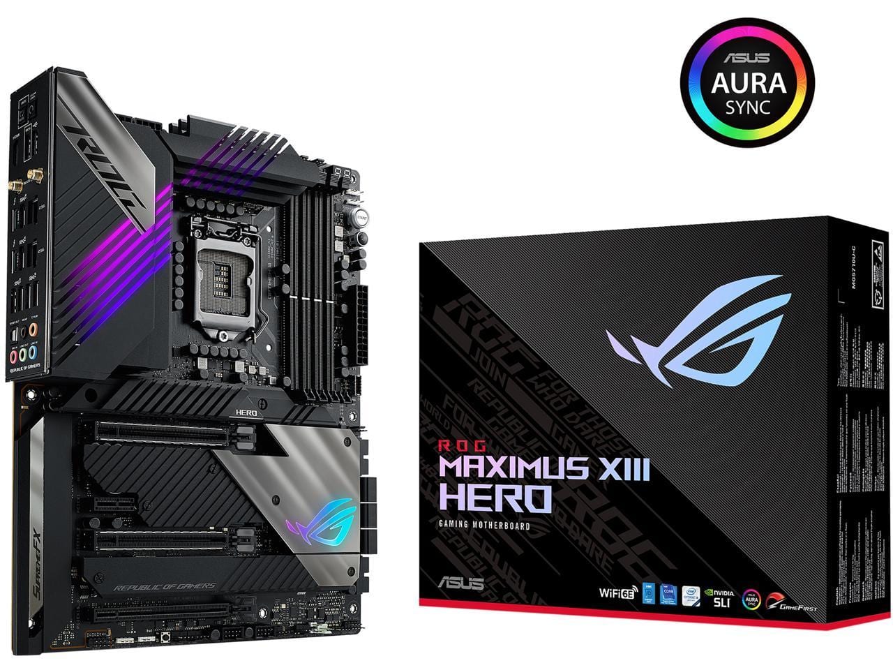 13-119-366-01 Tarjeta Madre ASUS ROG MAXIMUS XIII HERO Intel Z590 LGA 1200 (Socket H5) ATX - - en Elite Center