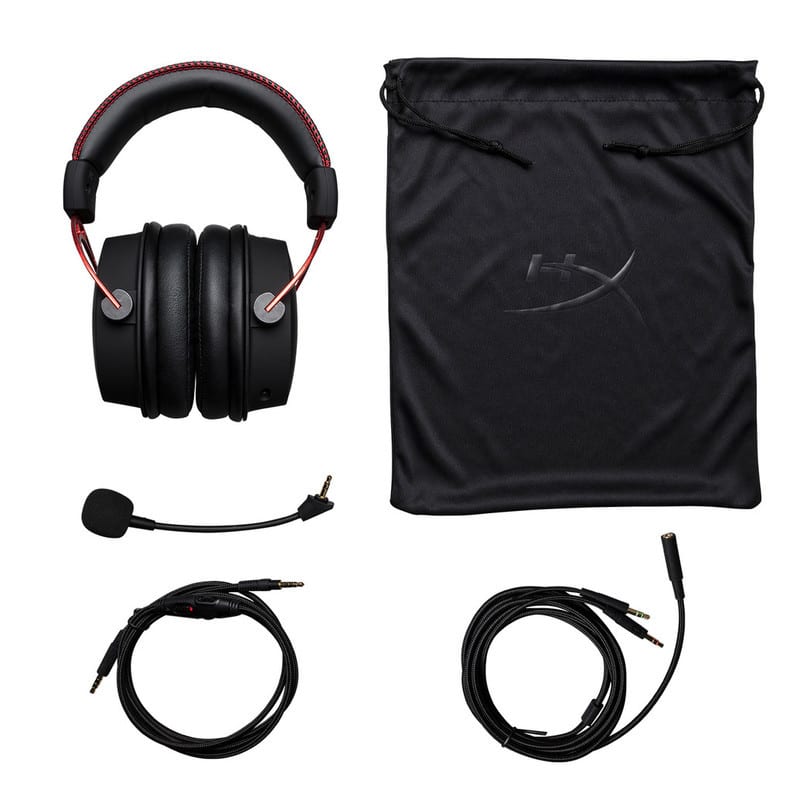 Auricular HyperX Cloud Alpha Auriculares Alámbrico Diadema Juego Negro, Rojo - - en Elite Center