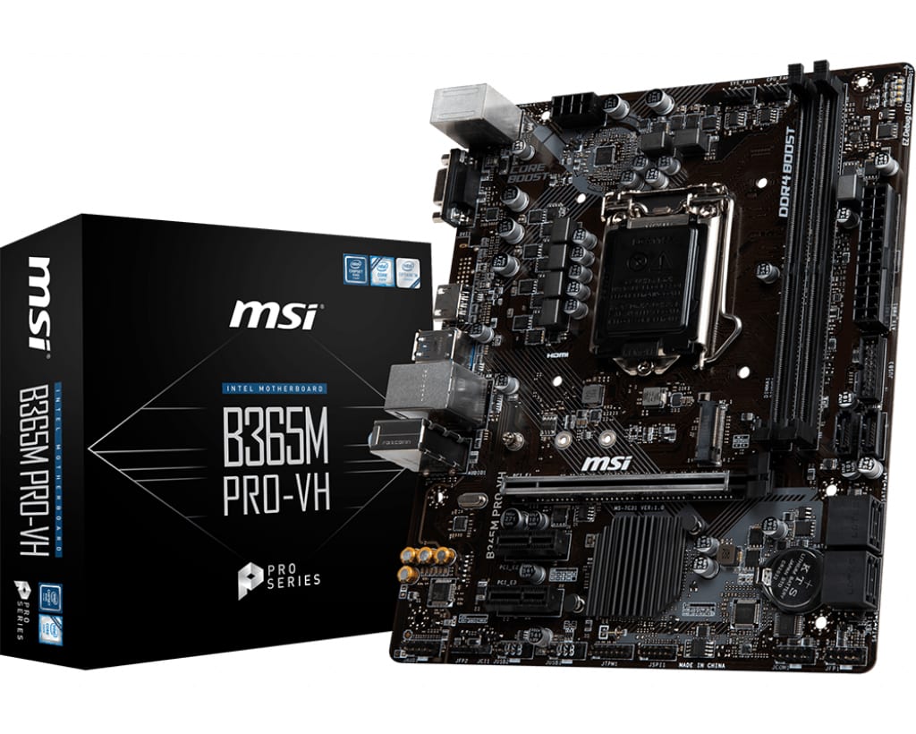1570122344938-72483445_4462781254 Tarjeta Madre MSI B365M PRO-VH placa base Intel B365 LGA 1151 (Zócalo H4) micro ATX - - en Elite Center