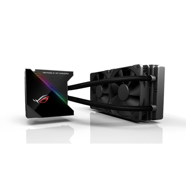 1580142577060-62327187_5854484051 Ventilador ASUS ROG RYUJIN 240 Procesador Sistema de refrigeración líquida todo en uno 12 cm Negro 1 pieza(s) - - en Elite Center