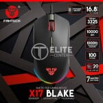 Mouse Gamer Fantech X17 Blake, 7 Botones, 200-10000 DPI, RGB, Black - Imagen 2