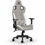 Silla Gamer Profesional Corsair T3 Rush, Grey/White