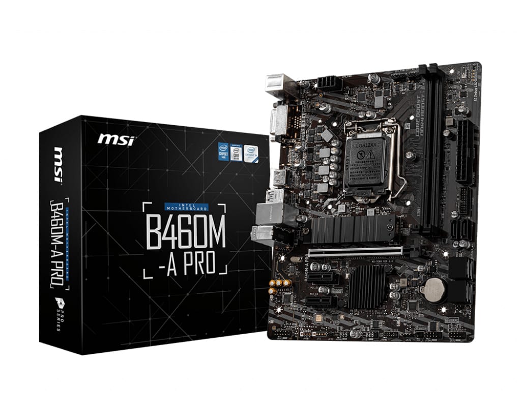 1595944407664-79590820_2179573078 Tarjeta Madre MSI B460M-A PRO placa base Intel B460 LGA 1200 (Socket H5) micro ATX - - en Elite Center