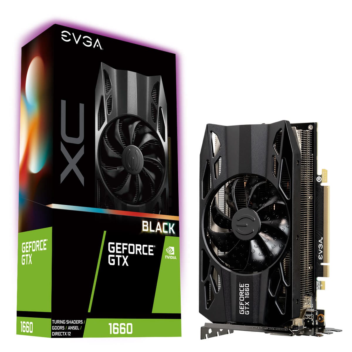 1602593446497-69293877_2598473687 Tarjeta de Video EVGA GeForce GTX 1660 XC Black Gaming, 6GB GDDR5, HDB Fan, PCI Express 3.0 - Imagen 1