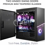 Gabinete MSI MPG SEKIRA 500X carcasa de ordenador Midi Tower Negro - Imagen 3