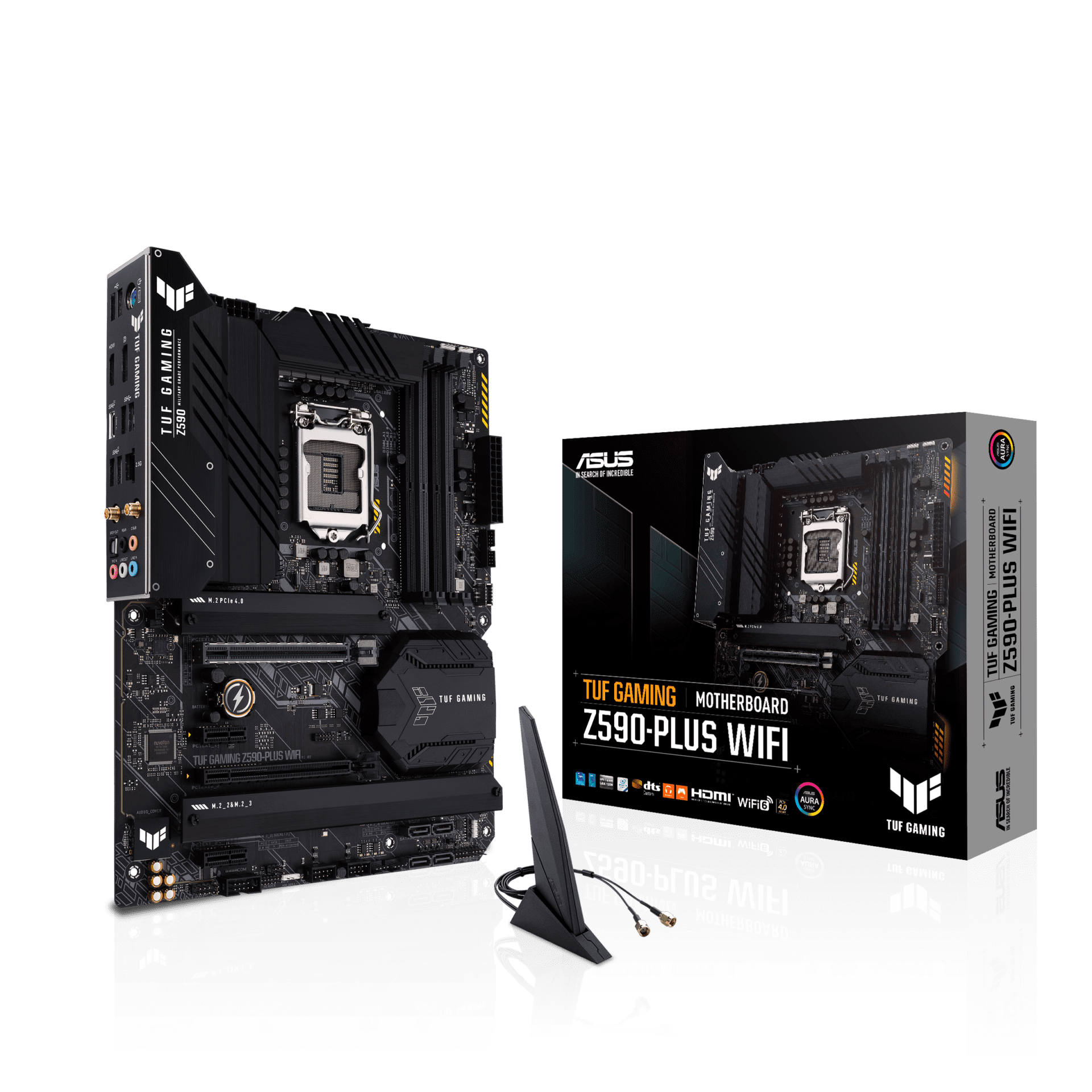 1620273473374-TUFGAMINGZ590-PLUSWIFI Placa Madre ASUS TUF Gaming Z590-Plus WiFi, Socket LGA1200, ATX, Aura Sync RGB - - en Elite Center