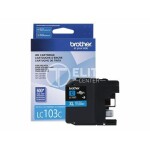 Brother LC103C cartucho de tinta 1 pieza(s) Original Alto rendimiento (XL) Cian