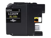 Brother LC-203Y cartucho de tinta 1 pieza(s) Original Alto rendimiento (XL) Amarillo