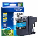 Brother LC505C cartucho de tinta 1 pieza(s) Original Alto rendimiento (XL) Cian
