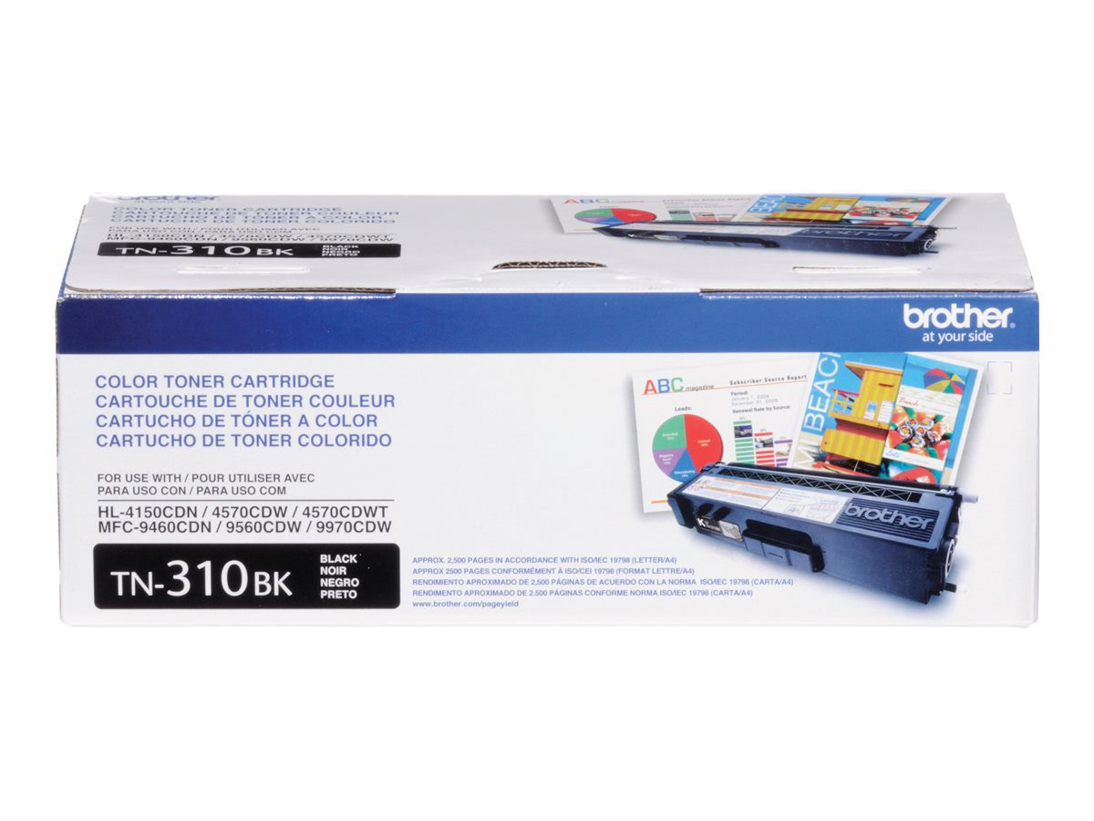 Brother TN-310BK cartucho de tóner 1 pieza(s) Original Negro
