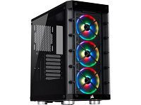 20220321-160130 Gabinete Gamer Corsair iCue 465X, Mid-Tower, Vidrio Templado, ATX/micro ATX/Mini-ATX, Negro - Imagen 1