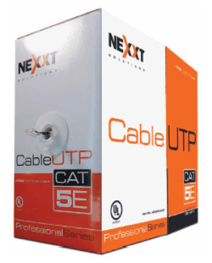 20220321-171555 Nexxt - Par trenzado sin blindar UTP Cat5e - 305 m - Negro - - en Elite Center