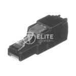Panduit TX6A 6A UTP Field Term RJ45 Plug - Network connector - Field Term RJ45 (P) - CAT 6a - IEEE 802.3af/IEEE 802.3at/IEEE 802.3bt - blue