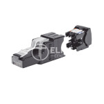 Panduit TX6A 6A UTP Field Term RJ45 Plug - Network connector - Field Term RJ45 (P) - CAT 6a - IEEE 802.3af/IEEE 802.3at/IEEE 802.3bt - blue - Imagen 2