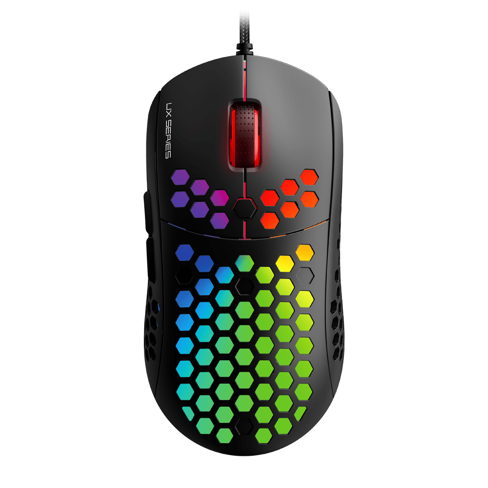 76bd0c5e Mouse Gamer Fantech Hive UX2 12.000 DPI Black Edition - Imagen 1