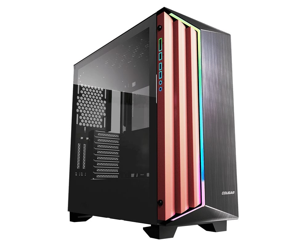 CP-COUGAR-3858M300001-3 Gabinete COUGAR DarkBlader-S Full Tower Negro, Naranja - - en Elite Center