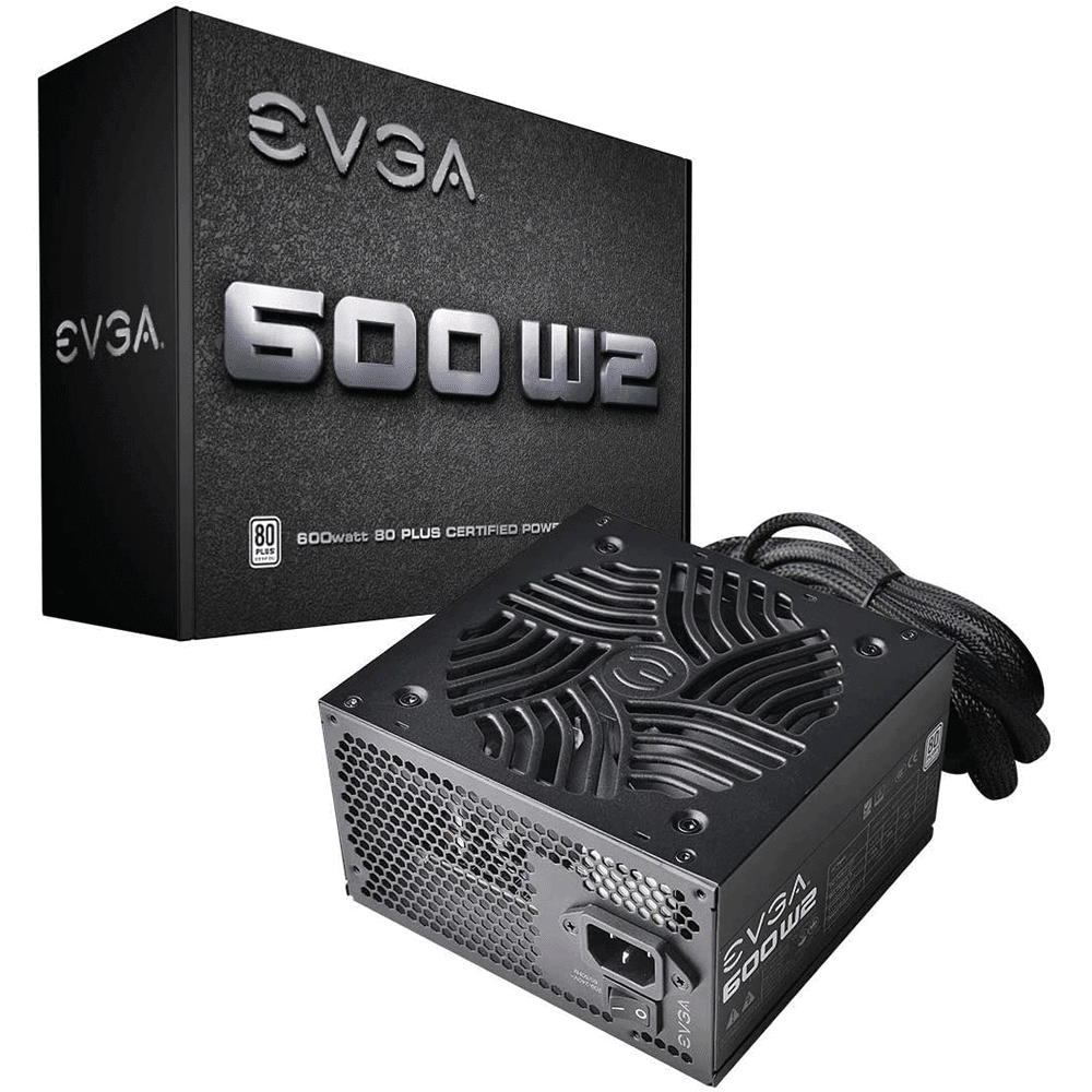 fuente-de-poder-evga-600w2-1 Fuente de poder EVGA 600 W2, 600W, Certificada 80+ Plus White, No modular - - en Elite Center