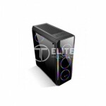 Gabinete GAMEPRO N23B, Vidrio Templado, Malla Frontal, 3x Fan , Mid Tower ATX ,Negro