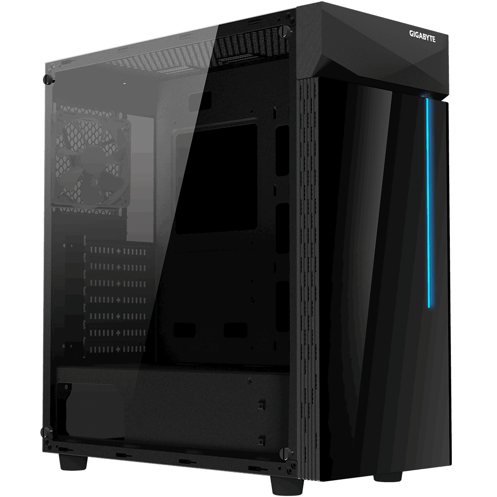 gigabyte-c200-glass Gabinete GIGABYTE C200 Midi Tower Negro - - en Elite Center