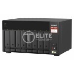 Almacenamiento de Redes (NAS) QNAP TS-873A NAS Torre Ryzen Embedded V1500B 8 GB DDR4 0 TB QNAP Turbo System Antracita