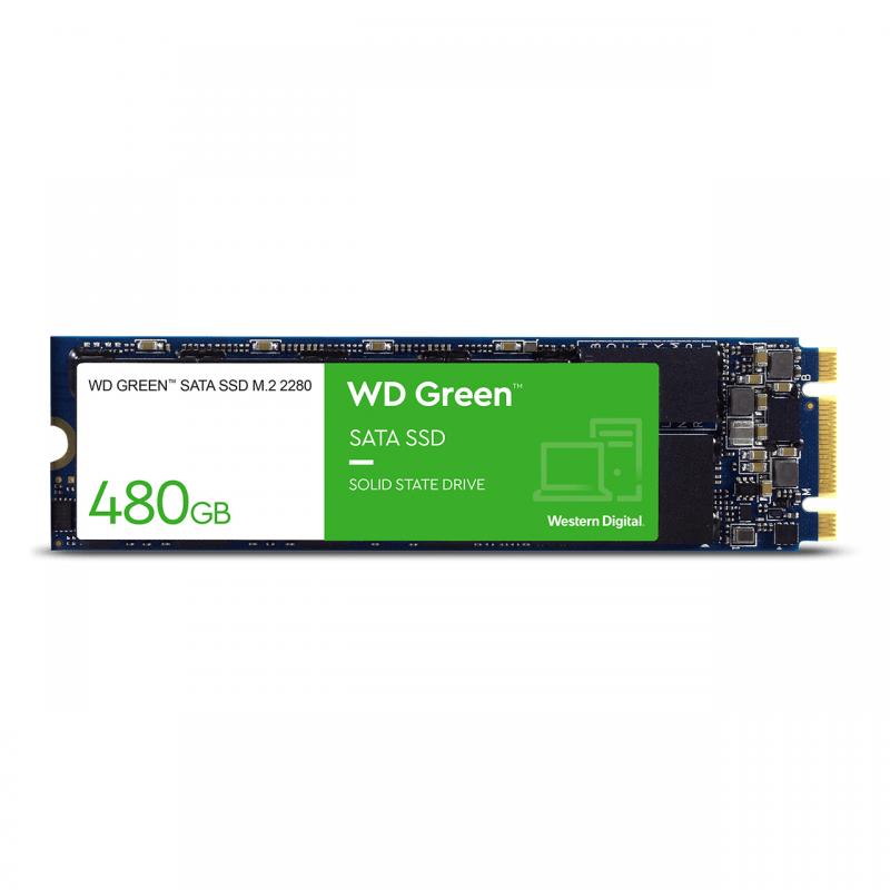 western-digital-green-wds480g3g0b-unidad-de-estado-solido-2-5-480-gb-serial-ata-iii Unidad SSD Western Digital Green, 480GB, M.2 2280, SATA 3, Lectura 545MB/s Escritura 545MB/s - Imagen 1
