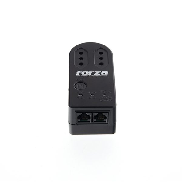 Forza - Voltage Protector - AC 220 V - 2 Tomas de Corriente - RJ45 900J Italian