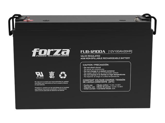2ea796a1-9ee3-4153-b086-68ba65666bab.jpg Forza FUB-12100A - Batería de UPS - Ácido de plomo - 100 Ah - negro - - en Elite Center