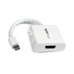 Cable para Audio y Video StarTech.com Adaptador Conversor de Vídeo Mini DisplayPort DP a HDMI - 1920x1200 - Pasivo - Blanco