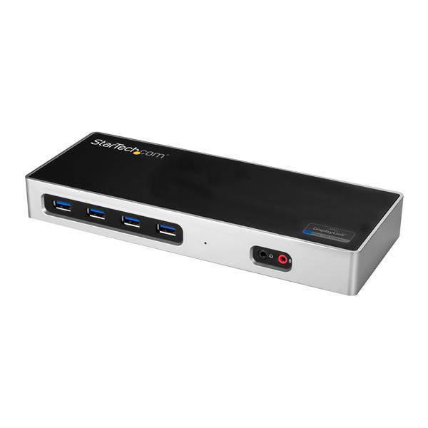 Accesorio para Portátil StarTech.com Dock USB-C y USB-A - Docking Station para 2 Monitores DisplayPort y HDMI de 4K 60Hz - Replicador de Puertos USB 3.0 para Portátil USB TipoC o USB-A - 6xUSB Tipo A - Mac/Windows
