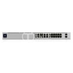 Ubiquiti UniFi Switch USW-Pro-24-POE - Conmutador - Gestionado - 24 x 10/100/1000 (16 PoE+, 8 PoE++) + 2 x 10 Gigabit SFP+ (enlace de subida) - sobremesa, montaje en rack - PoE++ (400 W)