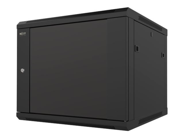 81981fd5-600d-49d6-ae6f-14a686003a37.jpg Nexxt Solutions - Rack armario - instalable en pared - RAL 9005, negro barniz - 9U - 19" - - en Elite Center