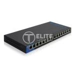 Linksys LGS116 switch Gigabit Ethernet (10/100/1000) Negro - Imagen 2