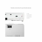 ViewSonic - LS500WH1 - 1280 x 800 - NTSC / PAL / SECAM - 16:10 - 1080p - Portable - Imagen 3