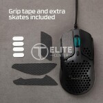 Mouse Ratón gaming HyperX Pulsefire Haste (negro-rojo) - Imagen 5