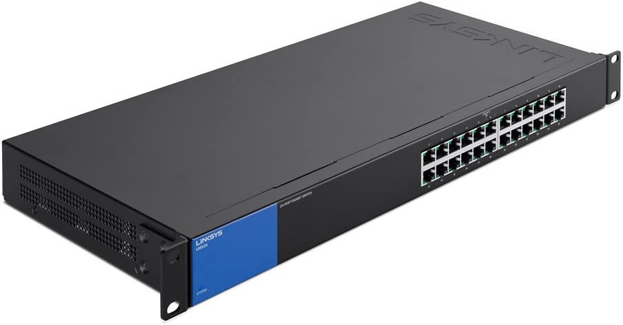 51c68y-eoZL._AC_SL1000_.jpg Linksys LGS124 switch Gigabit Ethernet (10/100/1000) 1U Negro - - en Elite Center