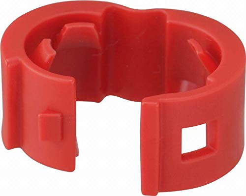 Panduit Patch Cord Color Band - Marcador de cable - rojo (paquete de 25)