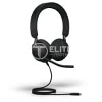 Auricular Jabra Evolve2 40 Auriculares Alámbrico Diadema Oficina/Centro de llamadas USB tipo A Negro