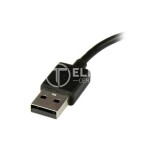 StarTech.com Adaptador USB 2.0 de Red Fast Ethernet 10/100 Mbps - NIC Externo RJ45 - Adaptador de red - USB 2.0 - 10/100 Ethernet - negro - Imagen 2