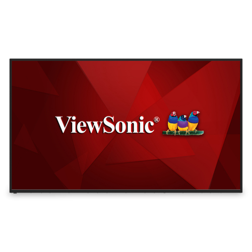 Monitor Viewsonic CDE4312 pantalla de señalización Pantalla plana para señalización digital 109,2 cm (43") LED Wifi 230 cd / m² 4K Ultra HD Negro Procesador incorporado Android 9.0 16/7