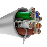 Caja Cable NEXXT Cat6 U/UTP 305mt 24AWG Gris - Imagen 3