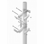 Ubiquiti airFiber X AF-5G30-S45 - Antena - antena parabólica - 30 dBi - exteriores, montaje en poste - Imagen 3