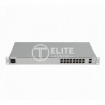 Switch Layer 2 con 16 Puertos Gigabit y PoE+ UniFi Switch 16 PoE, 16x GbE RJ45, 2x1G SFP