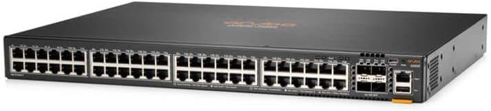 31IEYvy6xrL._AC_.jpg HPE Networking 6200F 48G 4SFP+ Switch - Conmutador - L3 - Gestionado - 48 x 10/100/1000 + 4 x 1 Gigabit / 10 Gigabit SFP+ - montaje en rack - 100 - 120/200 - 240 V CA - Imagen 1