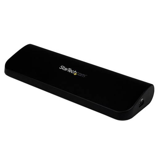 Accesorio para Portátil StarTech.com Docking Station USB 3.0 de 2 Monitores para Portátil - HDMI/DVI/VGA - Hub Ladrón 3x USB-A - GbE - Audio - Replicador de Puertos Universal USB-A - Win/macOS/ChromeOS - TAA