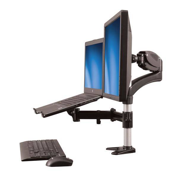Accesorio para Monitores StarTech.com Brazo para un Monitor - Base para Ordenador Portátil con Ajuste de Altura de un Toque