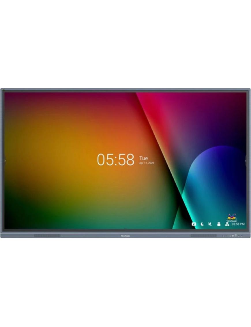 Monitor Viewsonic VS IFP 86 40 point 400 NIT Panel plano interactivo 2,18 m (86") LCD 350 cd / m² 4K Ultra HD Gris Pantalla táctil Procesador incorporado Android 11