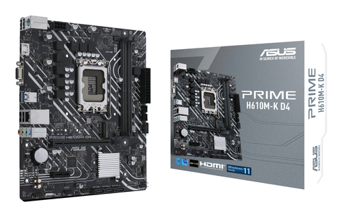 Tarjeta Madre ASUS PRIME H610M-K D4 Intel H610 LGA 1700 micro ATX Tarjeta Madre ASUS PRIME H610M-K D4 Intel H610 LGA 1700 micro ATX - - en Elite Center