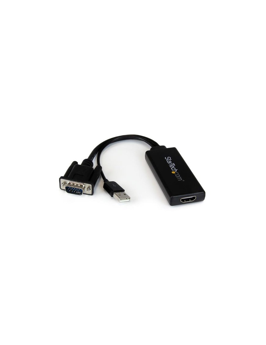 adaptador-vga-a-hdmi-con-audio-usb-vga2hdu.jpg Cable para Audio y Video StarTech.com Adaptador VGA a HDMI con audio y alimentación USB – Conversor VGA a HDMI portátil – 1080 p - - en Elite Center