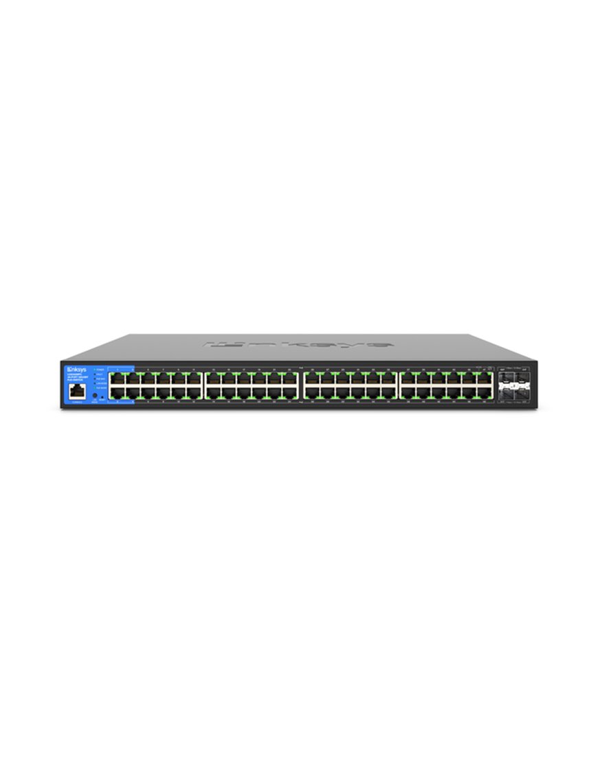 linksys-lgs352mpc-conmutador-inteligente-48-x-10-100-1000-poe-4-x-10-gigabit-sfp-sobremesa-poe-740-w-ac-100-240-v-conforme-a-la-.jpg Linksys LGS352MPC switch Gestionado L3 Gigabit Ethernet (10/100/1000) Energía sobre Ethernet (PoE) 1U Negro - - en Elite Center